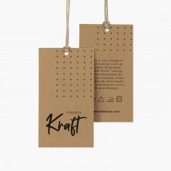 Etiquetas em Papel Kraft personalizadas