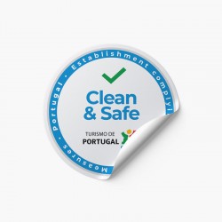 Autocolante Clean & Safe