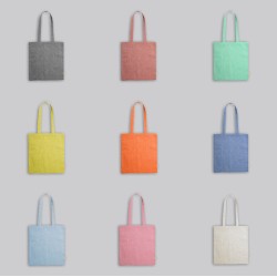 lista de cores de sacos de algodão reciclado